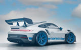 porsche 911 gt2 rs hybrid rear three quarter