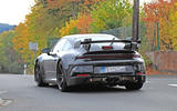 2020 Porsche 911 GT3 spies production body rear