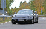 2020 Porsche 911 GT3 spies production body air intake