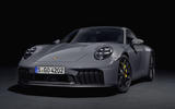Porsche 911 GTS hybrid front quarter close