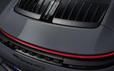 Porsche 911 GTS hybrid rear deck detail