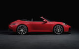Porsche 911 hybrid convertible side