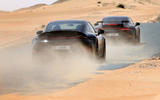 Porsche 911 hybrid prototype testing in desert