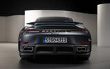 Porsche 911 Turbo S 2025 rear static Porsche 911 Turbo S 2025 rear static