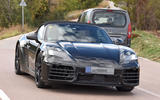 Porsche Boxster EV front three quarter Porsche Boxster EV front three quarter