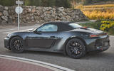 Porsche Boxster EV rear three quarter Porsche Boxster EV rear three quarter