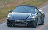 Porsche Boxster EV spies front Porsche Boxster EV spies front