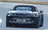 Porsche Boxster EV spies rear 2 Porsche Boxster EV spies rear 2