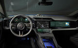 Porsche Cayenne EV interior dashboard wide