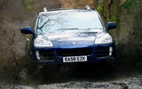 Porsche Cayenne S front off road Porsche Cayenne S front off road