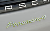 Porsche Panamera 4 Hybrid badge Porsche Panamera 4 Hybrid badge