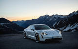 2020 Porsche Taycan reveal images - static front