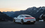 2020 Porsche Taycan reveal images - static rear
