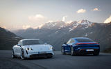 2020 Porsche Taycan reveal images - pair