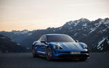 2020 Porsche Taycan reveal images - static front