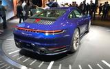 Porsche 911 992 at the LA motor show - rear