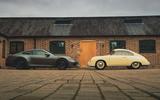 Porsche 911 Carrera GTS and Porsche 356:2 side