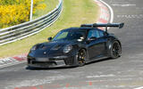 Porsche 911 GT2 RS prototype at the Nurburgring   cornering hero
