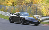Porsche 911 GT3 facelift spy shots