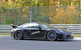 Porsche 911 GT3 facelift spy shots