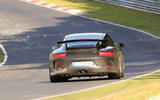 Porsche 911 GT3 facelift spy shots