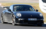 Porsche 911 GT3 facelift spy shots