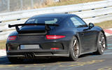Porsche 911 GT3 facelift spy shots