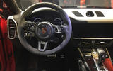 Porsche Cayenne Coupe 2019 reveal event - steering wheel
