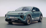 Porsche Cayenne EV front three quarter Autocar exclusive image