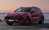 Porsche Cayenne GTS with a sunset Porsche Cayenne GTS with a sunset