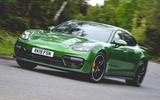 Porsche Panamera GTS front three quarter Porsche Panamera GTS front three quarter