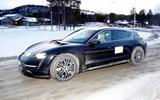 Porsche Taycan Cross Turismo side front