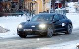 Porsche Taycan Cross Turismo side front far