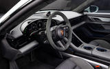 Porsche Taycan interior passenger side Porsche Taycan interior passenger side