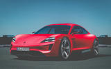 Porsche Taycan as imagined by Autocar