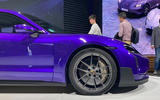 Porsche Taycan Turbo GT front quarter at reveal Porsche Taycan Turbo GT front quarter at reveal