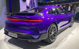 Porsche Taycan Turbo GT rear at reveal Porsche Taycan Turbo GT rear at reveal