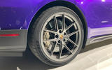 Porsche Taycan Turbo GT wheel at reveal Porsche Taycan Turbo GT wheel at reveal