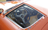 Stylish interior of the Lamborghini Miura