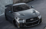Infiniti Black S performance hybrid shown in Paris