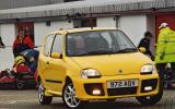 The Fiat Seicento Michael Schumacher only has 54bhp, but it's still fun because it's so light