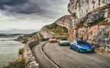 Alpine A110 vs Abarth 124 Spider vs Ford Focus RS