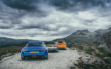 Alpine A110 vs Abarth 124 Spider vs Ford Focus RS