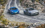 Alpine A110 vs Abarth 124 Spider vs Ford Focus RS