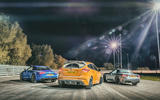Alpine A110 vs Abarth 124 Spider vs Ford Focus RS