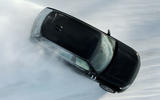 Range Rover Electric prototype winter testing top down Range Rover Electric prototype winter testing top down