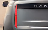 Range Rover EV teaser rear light Range Rover EV teaser rear light