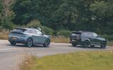 Range Rover Sport SV VS Porsche Cayenne cornering pair