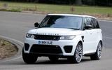 2014 Range Rover Sport SVR cornering