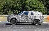 Range Rover prototype Nurburgring side Range Rover prototype Nurburgring side